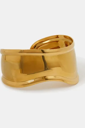 Accessorize 14ct -plated Sculptural Cuff Bracelet