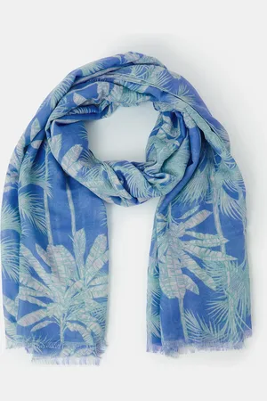 Accessorize Lightweight Palm Print Scarf