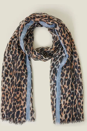 Accessorize Lightweight Leopard Print Scarf