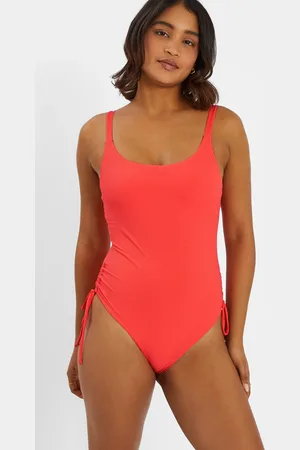 Accessorize Rib Tie-side Swimsuit , Size: 8
