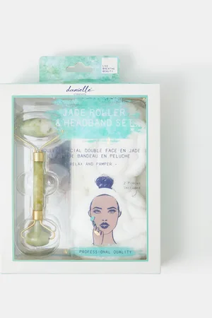 Accessorize Danielle Creations Jade Facial Roller & Headband Set