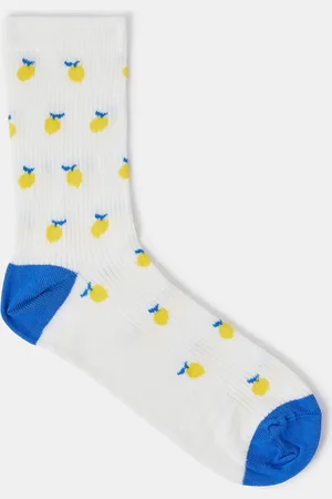 Accessorize Ditsy Lemon Socks
