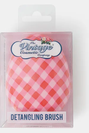 Accessorize The Vintage Cosmetic Company Gingham Detangling Brush