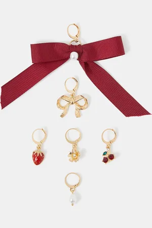 Accessorize 6-Pack Bow & Fruit Shoe Charms