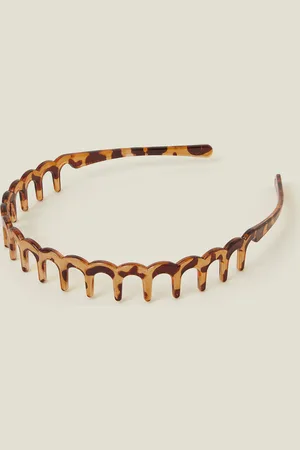 Accessorize Tort Tooth Comb Headband