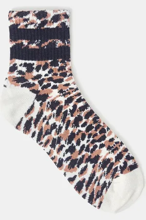 Accessorize Cheetah Print Socks