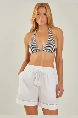 Accessorize High Waist Beach Shorts, Size: XS, Women