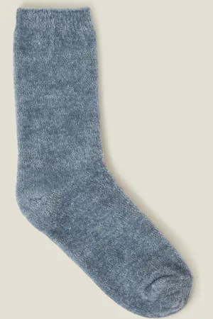 Accessorize Chenille Bed Socks , Women