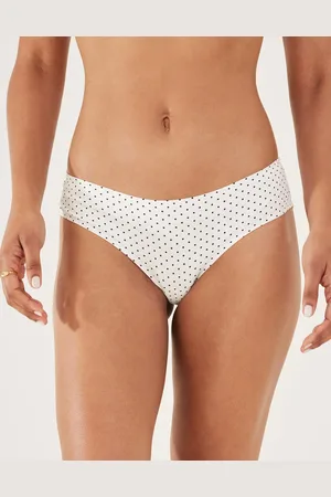 Accessorize Black and White No Vpl Spot Brazilian Briefs, Size: 8, Women