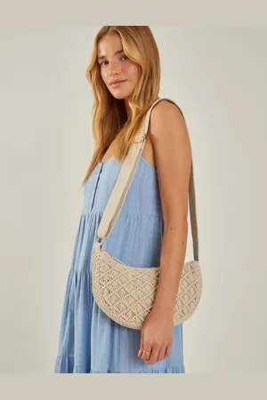 Accessorize Macrame Sling Cross-body Bag