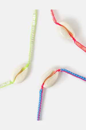 Accessorize 3-Pack Shell Cord Bracelets