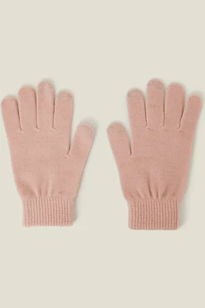 Accessorize Super Pale Stretch Touch Gloves, Size: One Size