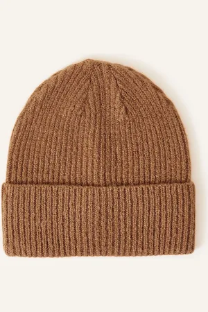 Accessorize Classic Knitted Acrylic Soho Beanie Hat, Size: 22x8cm