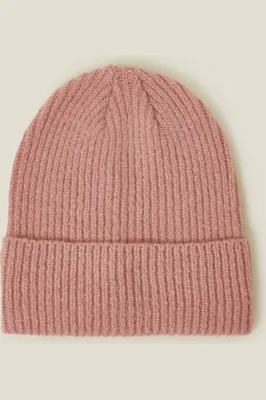 Accessorize Classic Knitted Acrylic Soho Beanie Hat, Size: 22x8cm