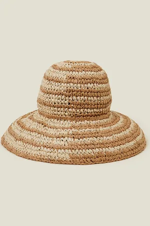 Accessorize Stripe Bucket Hat
