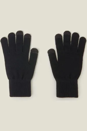 Accessorize Long Cuff Touchscreen Gloves , Size: 9x20cm, Women