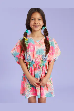 Accessorize Tropical Print Kaftan , Size: 9-10 Yrs, Kids