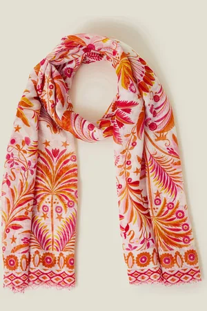 Accessorize Lightweight Palm Print Scarf