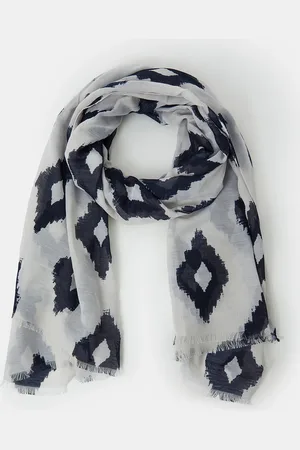 Accessorize Lightweight Diamond Print Scarf