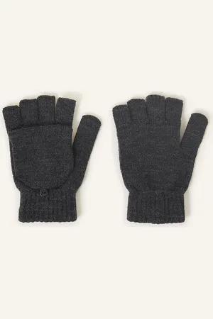 Accessorize Plain Capped Gloves, Size: One Size, Women