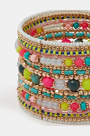Accessorize Beaded Cuff Bracelet