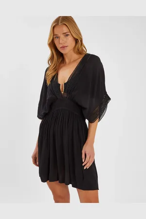 Accessorize Crochet Trim Kaftan , Size: M