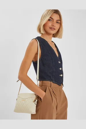 Accessorize Quilted Faux Leather Cross-body Bag