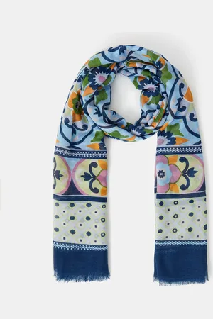 Accessorize Lightweight Tile Print Scarf