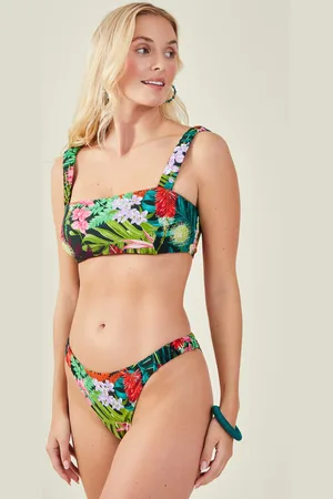 Accessorize Jungle Bikini Briefs , Size: 16, Women