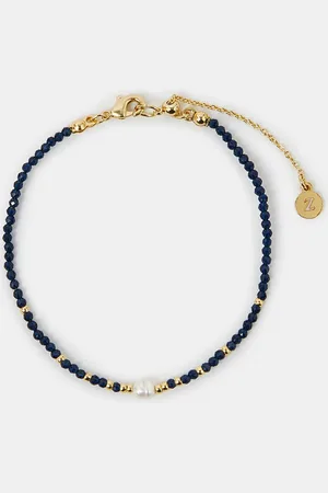 Accessorize 14ct Gold-plated Pearl Beaded Bracelet