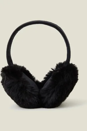Accessorize Faux Fur Earmuffs, Size: 2x12cm, Women