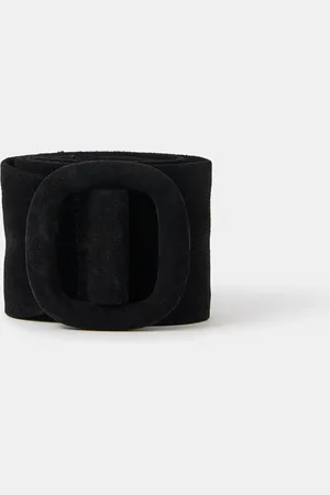 Accessorize Suede Wide Waist Belt , Size: S / M