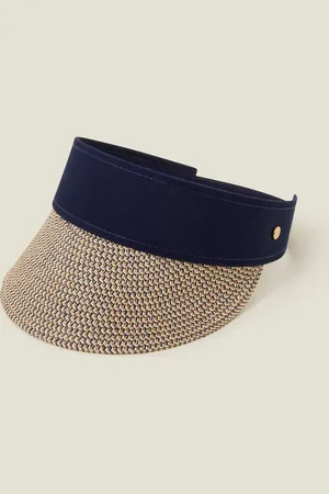 Accessorize Straw Sun Visor