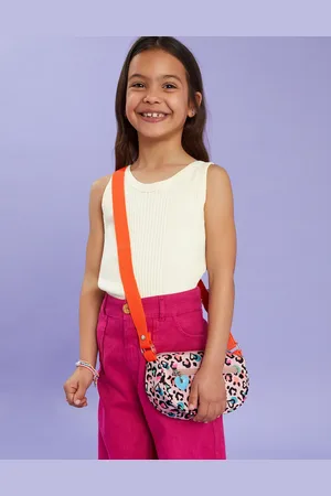 Accessorize Girls Colourful Leopard Print Cross-body Bag, Kids