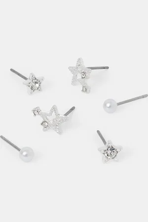 Accessorize 3-Pack Shooting Star Stud Earrings