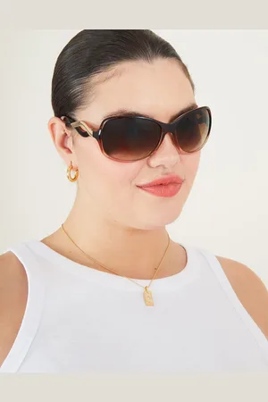 Accessorize Wavy Arm Wrap Sunglasses, Size: One Size, Women