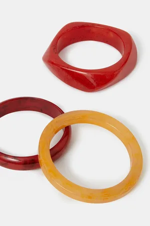 Accessorize 3-Pack Chunky Resin Bangles