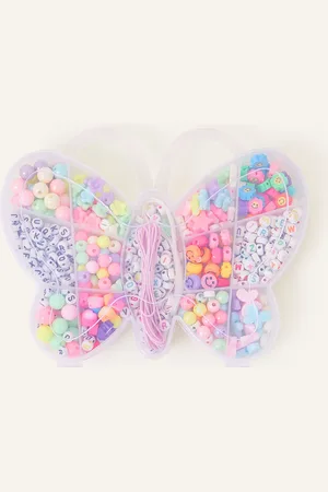 Accessorize Butterfly Make Your Own Beaded Jewellery Set, Size: One Size, Girl