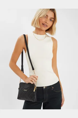 Accessorize Quilted Faux Leather Cross-body Bag