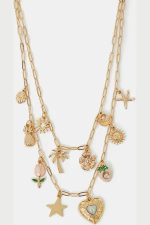 Accessorize Tropical Charm Layered Necklace
