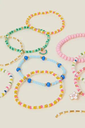 Accessorize Girls Fruit Stretch Bracelets