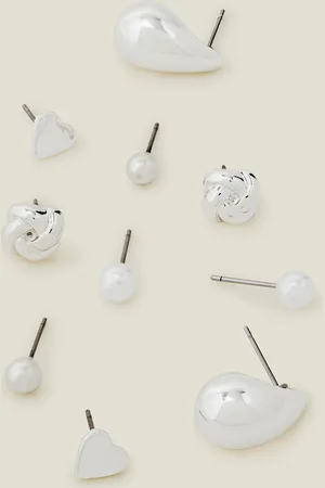 Accessorize 5-Pack Knot Stud Earrings