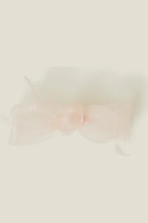 Accessorize Fascinator Feather Bow Hair Clip