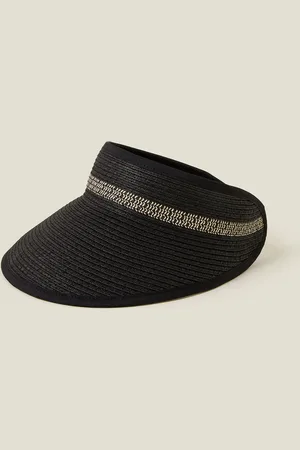 Accessorize Straw Visor Sun Hat