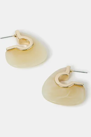 Accessorize Chunky Resin Hoop Earrings