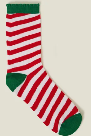 Accessorize Elf Stripe Socks , Women