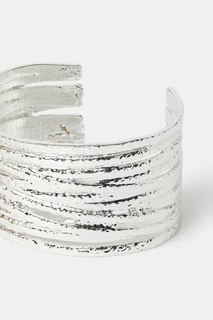 Accessorize Texture Layered Cuff Bracelet