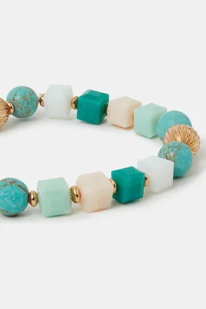 Accessorize Mix Bead Stretch Bracelet