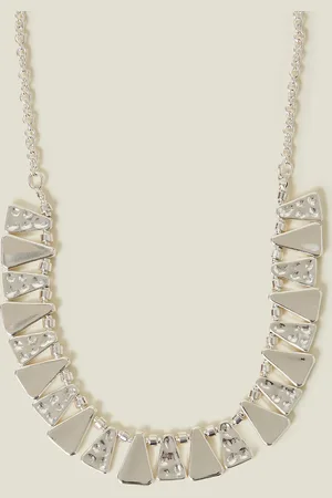 Accessorize Triangle Molten Statement Necklace