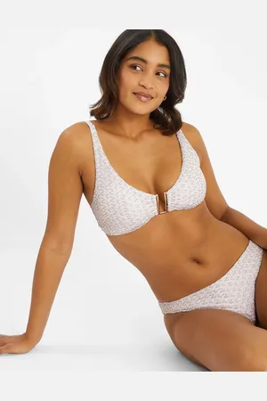 Accessorize Zig-zag Bikini Top , Size: 16